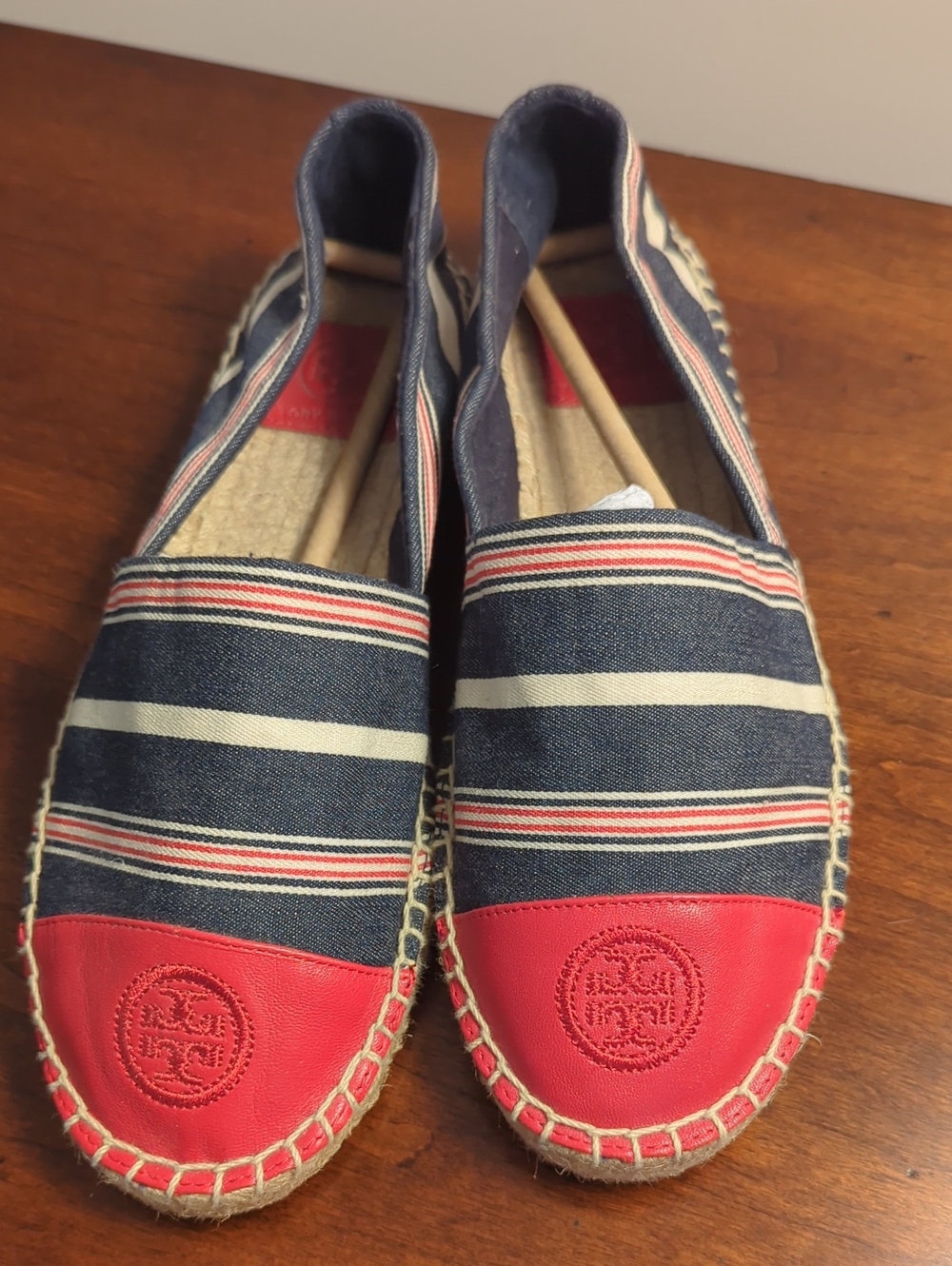Tory Burch Colorblock Striped Espadrilles